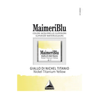 Akvarelna boja Maimeri Blu – polusuha posudica 1,5 ml – Nikal titanij žuta