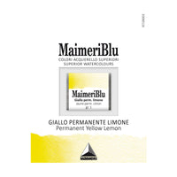 Akvarelna boja Maimeri Blu – polusuha posudica 1,5 ml – Permanent žuta limun
