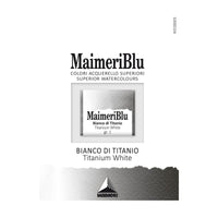 Akvarelna boja Maimeri Blu – polusuha posudica 1,5 ml – Titanij bijela