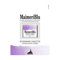 Akvarelna boja Maimeri Blu – polusuha posudica 1,5 ml – Ultramarin ljubičasta