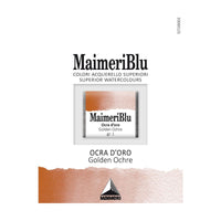 Akvarelna boja Maimeri Blu – polusuha posudica 1,5 ml – Zlatni oker