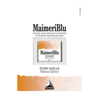 Akvarelna boja Maimeri Blu – polusuha posudica 1,5 ml – Žuti oker