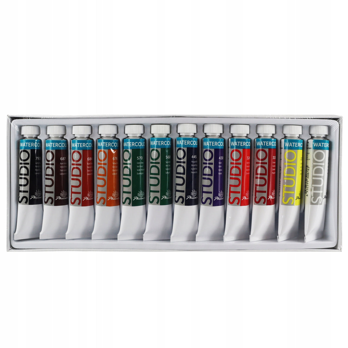 Akvarelne boje Phoenix – set 12–24 x 12 ml