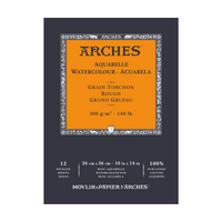 Akvarelni blok ARCHES Aquarelle gruba struktura prirodno bijeli 300 g/m² – 12 listova