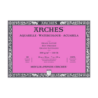 Akvarelni blok ARCHES HP prirodno bijela 300 g/m² – 20 listova
