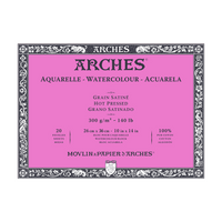Akvarelni blok ARCHES HP prirodno bijela 300 g/m² – 20 listova