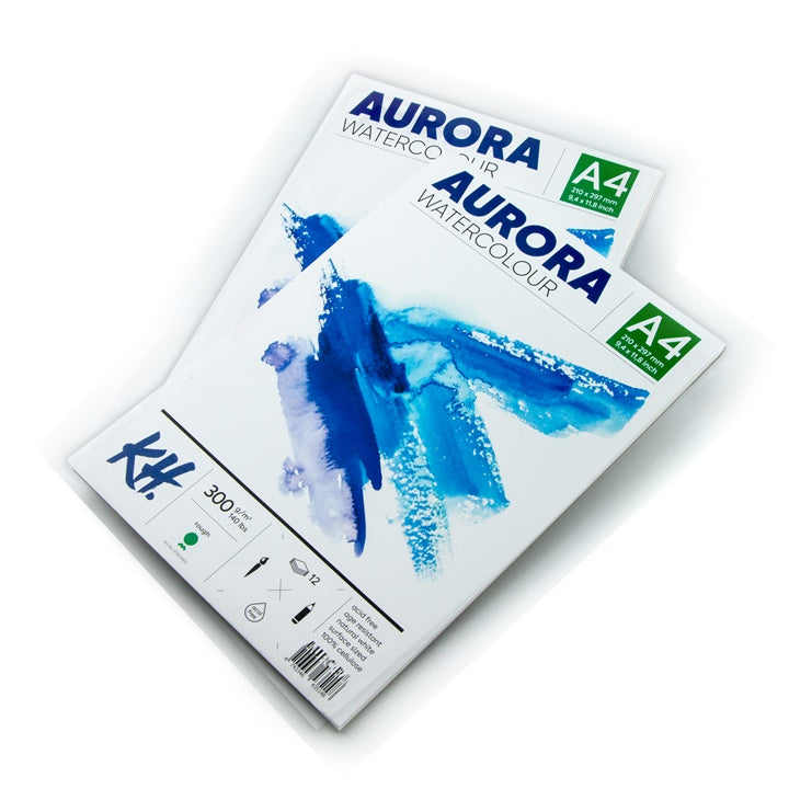 Akvarelni blok AURORA rough - 12 listova | različiti formati — slika 2