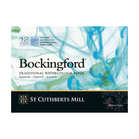 Akvarelni blok CANSON St Cuthberts Bockingford CP bijeli 300 g/m² - 12 listova