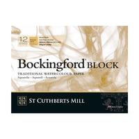 Akvarelni blok CANSON St Cuthberts Bockingford Rough 300 g/m² 31 – 41 cm - 12 listova