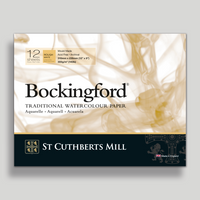 Akvarelni blok CANSON St Cuthberts Bockingford Rough 300 g/m² 31 – 41 cm - 12 listova
