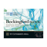 Akvarelni blok St Cuthberts Mill Bockingford CP bijeli 300 g/m² - 12 listova - 31 – 41 cm