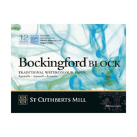 Akvarelni blok St Cuthberts Mill Bockingford CP bijeli 300 g/m² - 12 listova - 31 – 41 cm