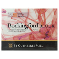 Akvarelni blok St Cuthberts Mill Bockingford HP bijeli 300 g/m² 12 listova – 31 – 41 cm