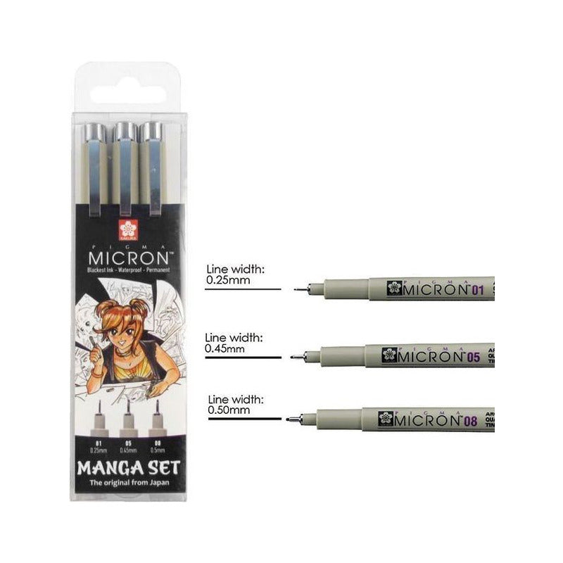 Akvarelni kist flomasteri SAKURA Koi Coloring Brush Manga