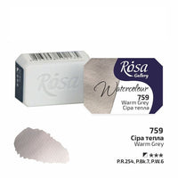 Akvarelne boje Rosa Gallery posudica 2.5 ml – 759 topla siva