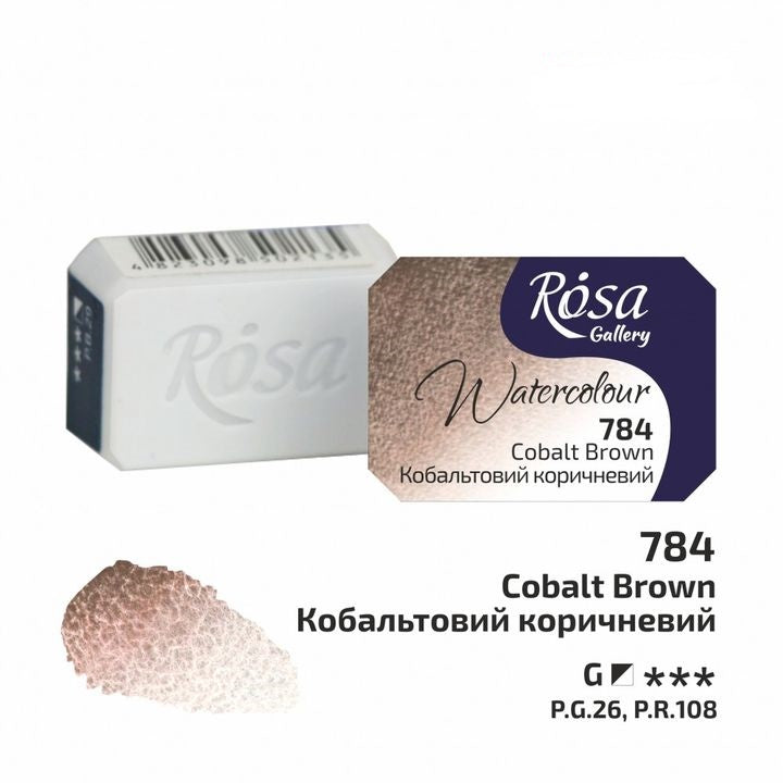 Akvarelne boje Rosa Gallery posudica 2.5 ml – 784 kobalt smeđa