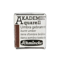 Akvarel boje Schmincke AKADEMIE 1/2 posudice – 664 spaljena umbra