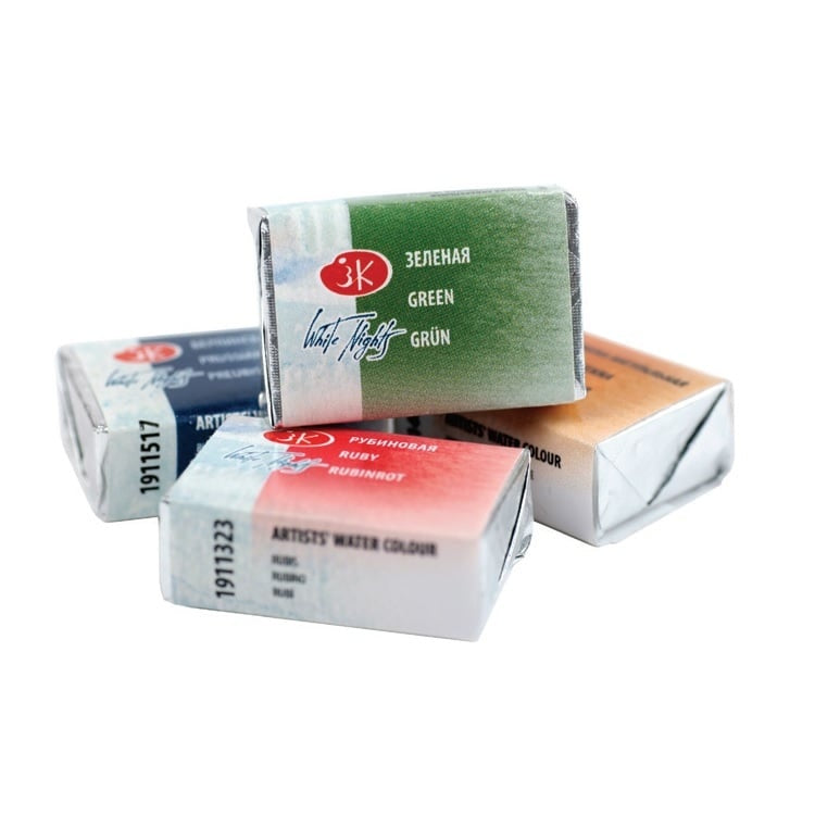 White Nights Aquarellfarben halbtrocken 2,5 ml | verschiedene Farbtöne | ARTMIE