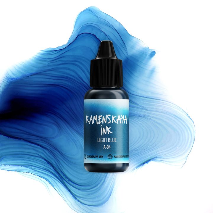 Alkoholna tinta KAMENSKAYA A-LINE 15 ml | različite nijanse - svijetloplava