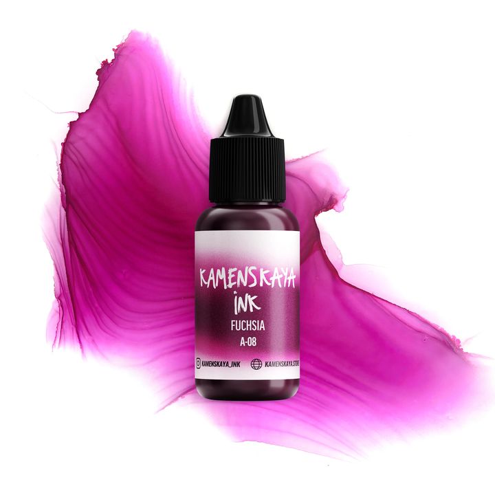 Alkoholna tinta KAMENSKAYA A-LINE 15 ml | različite nijanse - fuksija