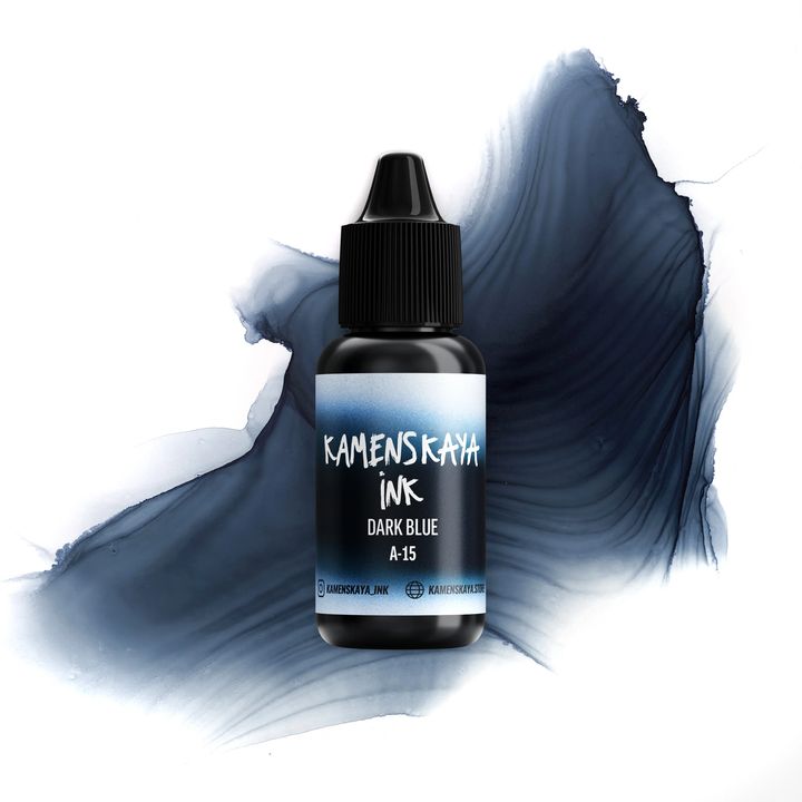Alkoholna tinta KAMENSKAYA A-LINE 15 ml | različite nijanse - tamnoplava