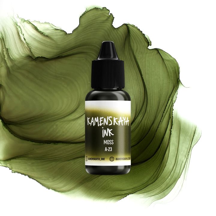 Alkoholna tinta KAMENSKAYA A-LINE 15 ml | različite nijanse - mahovina
