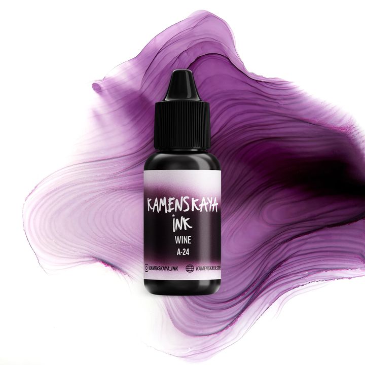 Alkoholna tinta KAMENSKAYA A-LINE 15 ml | različite nijanse - bordo