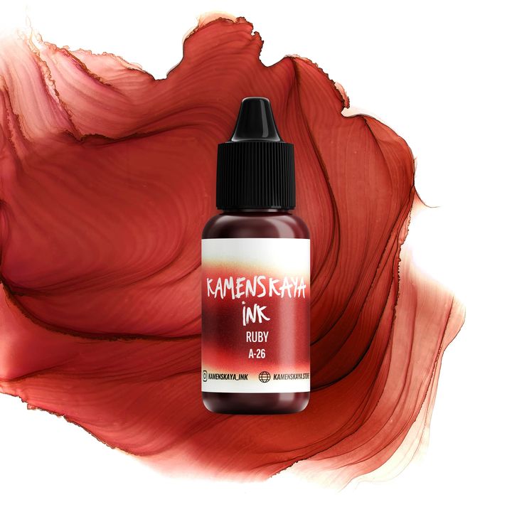Alkoholna tinta KAMENSKAYA A-LINE 15 ml | različite nijanse - rubin