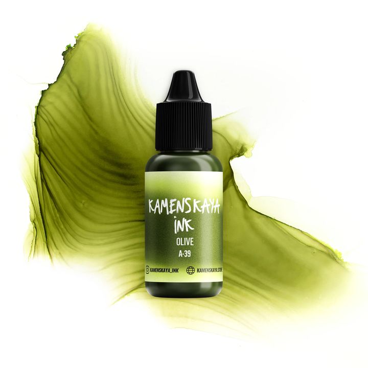 Alkoholna tinta KAMENSKAYA A-LINE 15 ml | različite nijanse - maslina