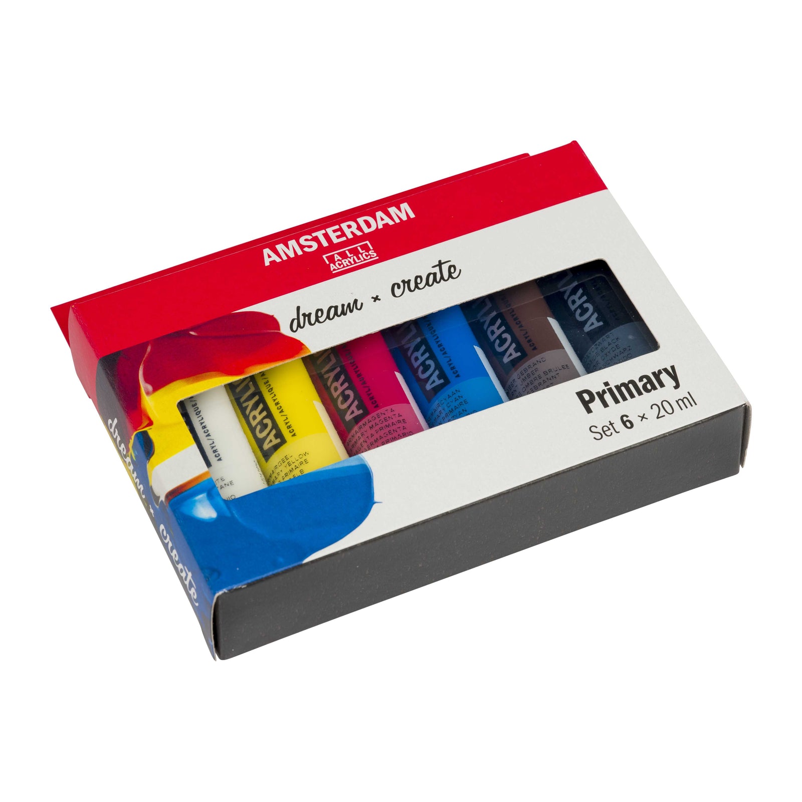 ROYAL TALENS Amsterdam set akrilnih boja Primary 6 x 20 ml