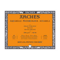 ARCHES akvarelni blok Rough prirodno bijela 300 g/m² 10 – 31 cm - 20 listova
