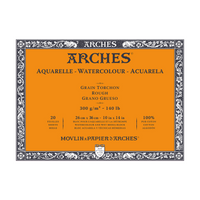 ARCHES akvarelni blok Rough prirodno bijela 300 g/m² 10 – 31 cm - 20 listova