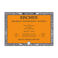 ARCHES akvarelni blok Rough prirodno bijela 300 g/m² 10 – 31 cm - 20 listova