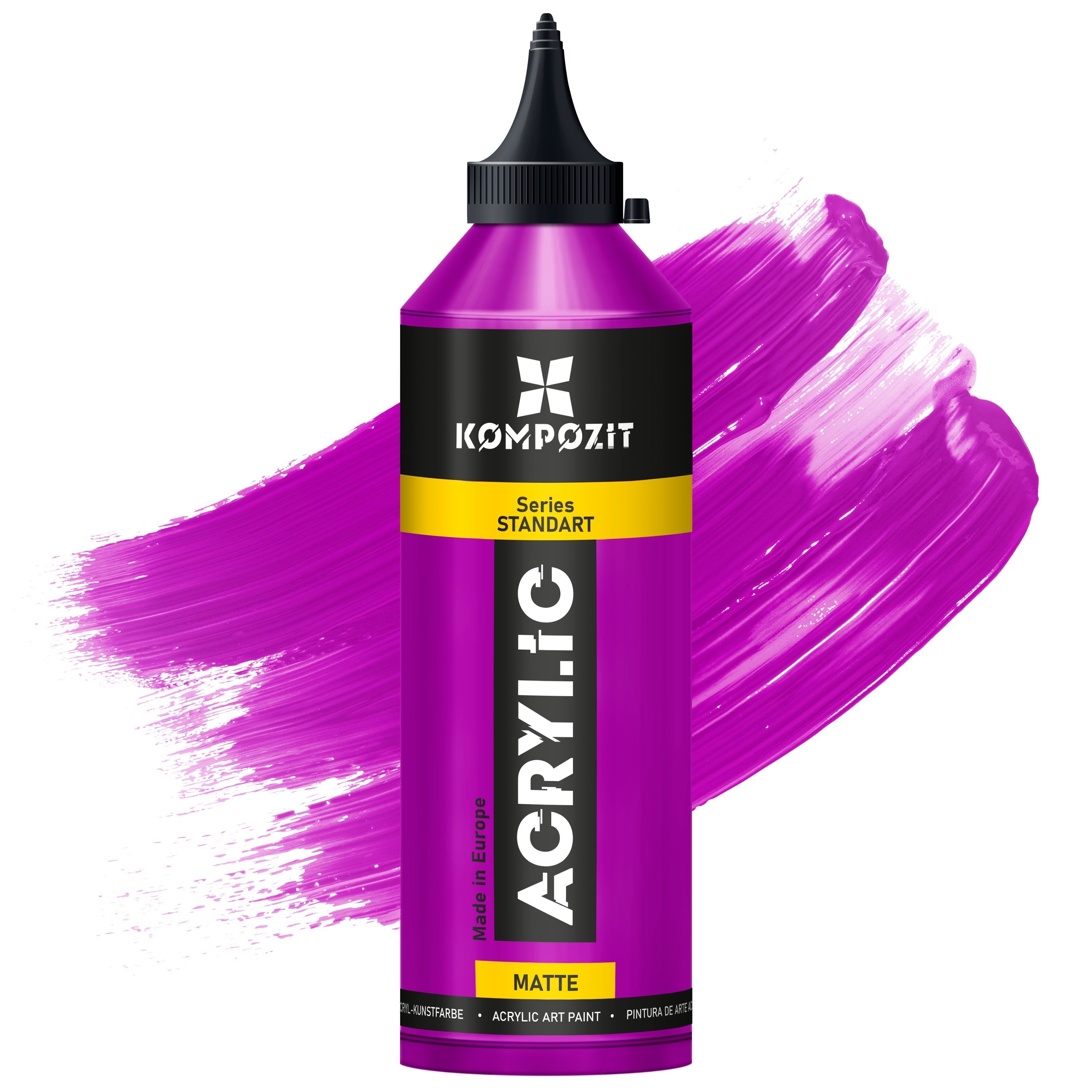 Akrilna boja Kompozit STANDART Fluorescent 500 ml – 115 Fluorescentna ljubičasta
