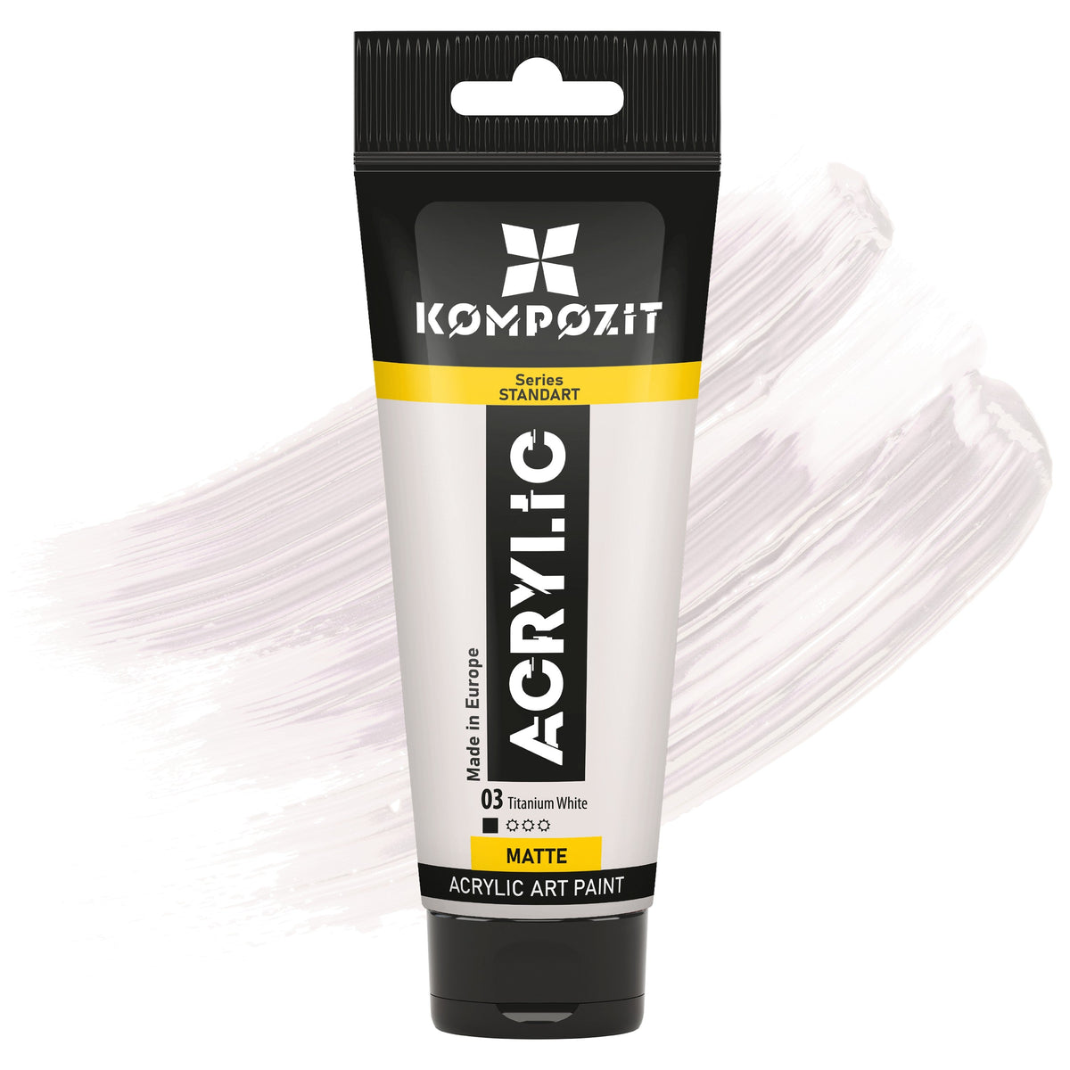 Akrilna boja STANDART Kompozit 75 ml – 03 Titan bijela