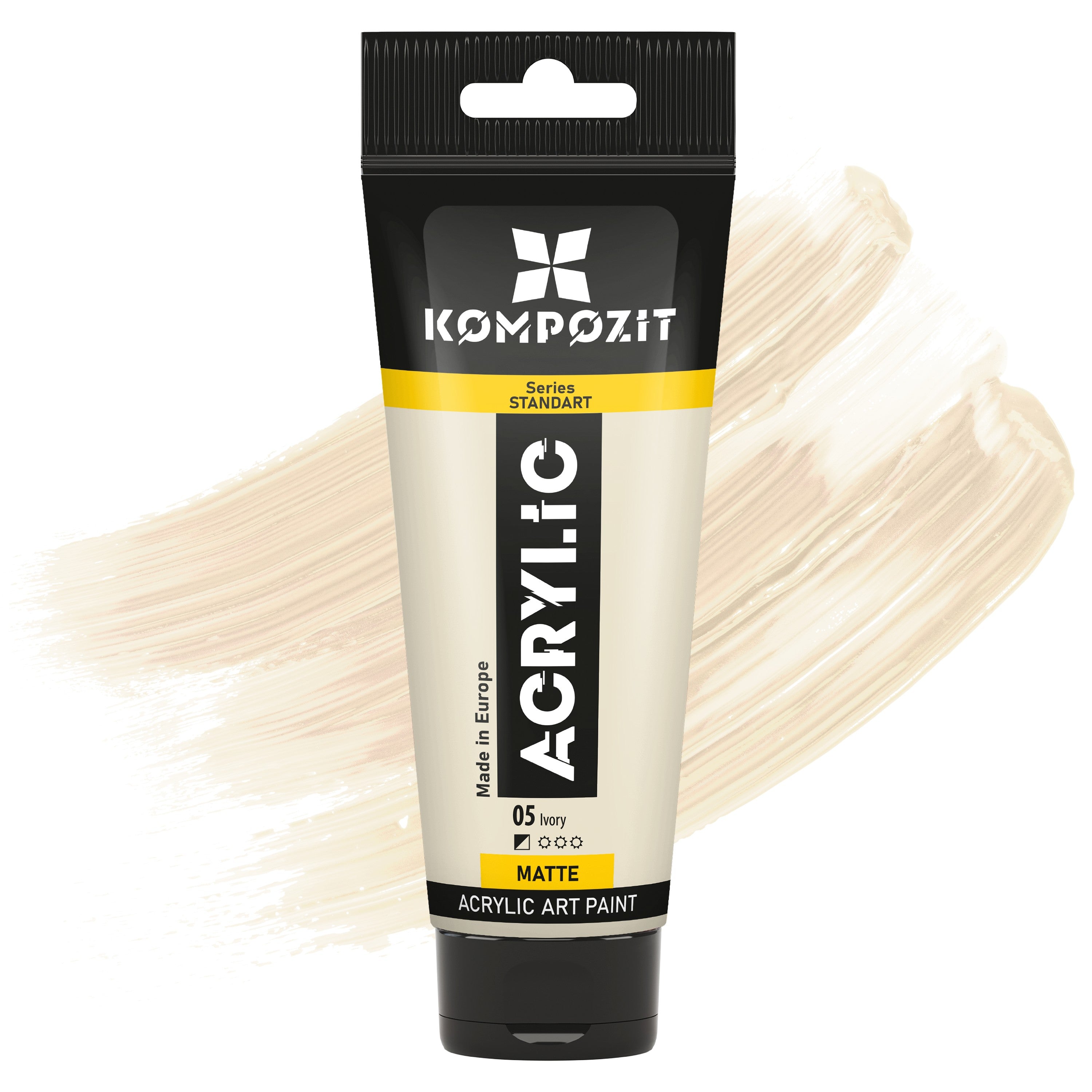 Akrilna boja STANDART Kompozit 75 ml – 05 Bjelokost