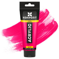Akrilna boja Kompozit STANDART Fluorescent 75 ml – 114 Fluorescentno ružičasta