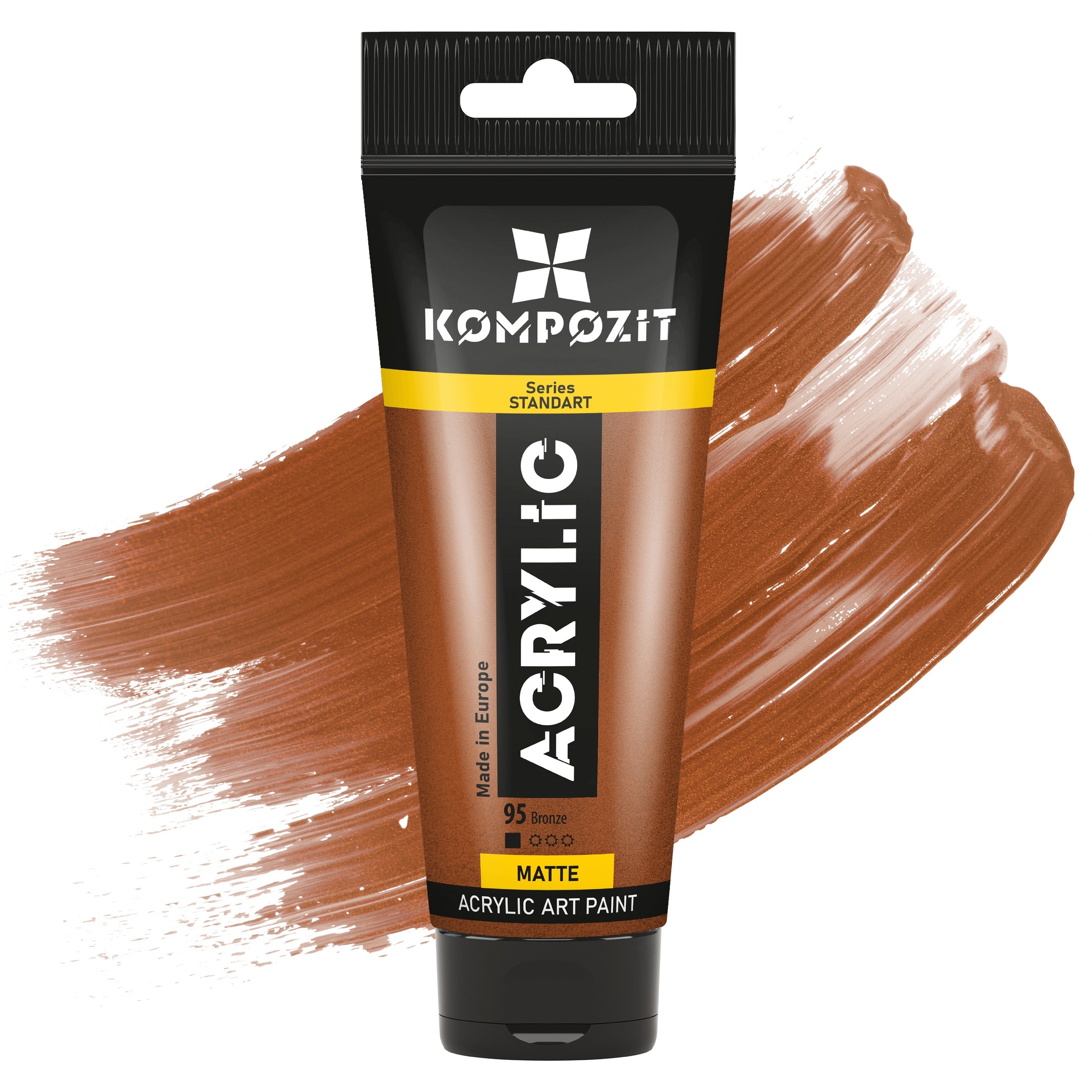 Akrilna boja STANDART Kompozit Metallic 75 ml – 95 Brončana