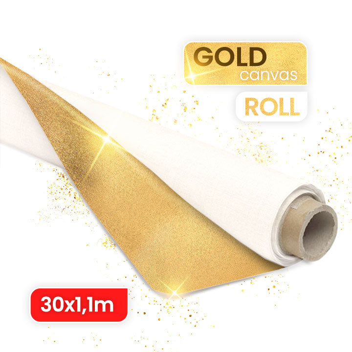 ARTMIE MIDAS zlaté maliarske plátno na rolke 30 metrov - rôzne šírky — obrázok 10