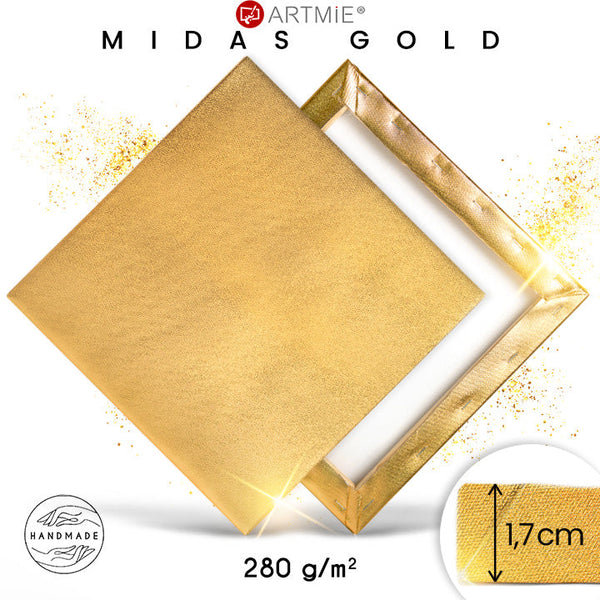 ARTMIE MIDAS zlatno slikarsko platno na okviru | različite dimenzije — slika 1