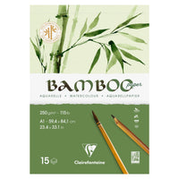 Bambus akvarelni blok CLAIREFONTAINE CP 250 g/m² A1 - 15 listova