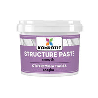Biela hladká štruktúrovacia pasta od Kompozit