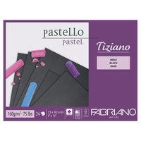 Blok čiernych papierov pre pastel FABRIANO Tiziano | rôzne rozmery — obrázok 1