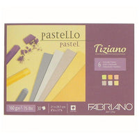 Blok farebných papierov pre pastel FABRIANO Tiziano Soft | rôzne rozmery — obrázok 1