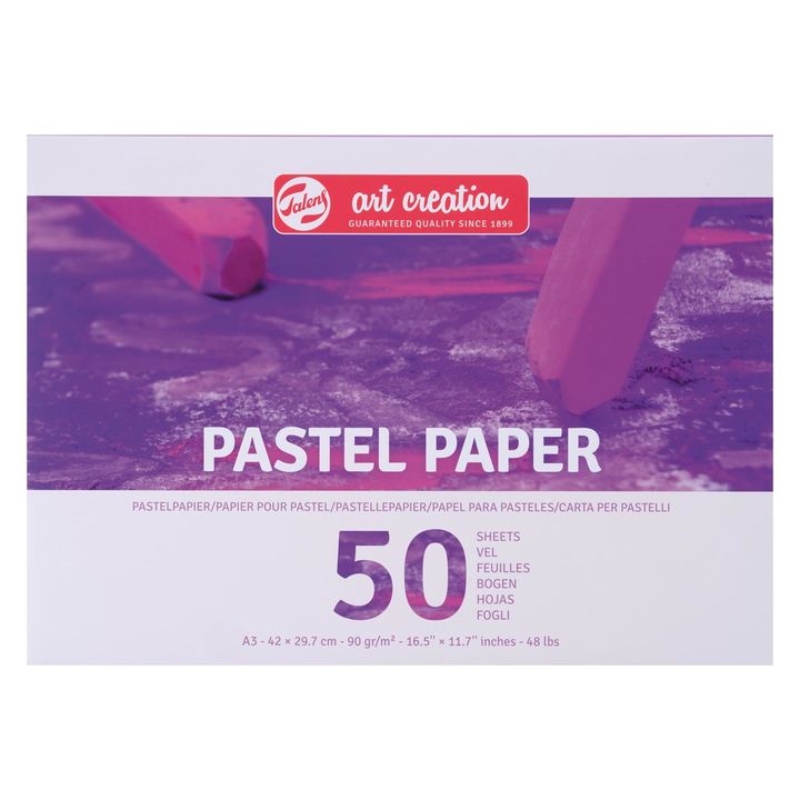 Blok papierov na pastel 50 listov  | rôzne formáty — obrázok 1