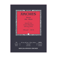 Blok papira za ulje ARCHES Huile CP 300 g/m² 23 x 31 cm - 12 listova