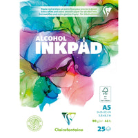 Blok za alkoholne tinte CLAIREFONTAINE 90 g/m² A5 – A3 - 25 listova