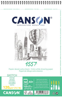 Blok za skiciranje CANSON 1557 - 120 g, 50 listova