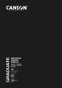 Blok za skiciranje Canson Graduate Art Book Sketch & Draw 140 g/m² A6 40 listova tvrdi uvez