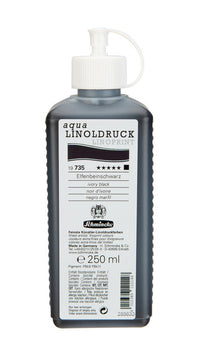 Boja za linorez Schmincke aqua-LINOPRINT 250 ml – 735 Bjelokosno crna